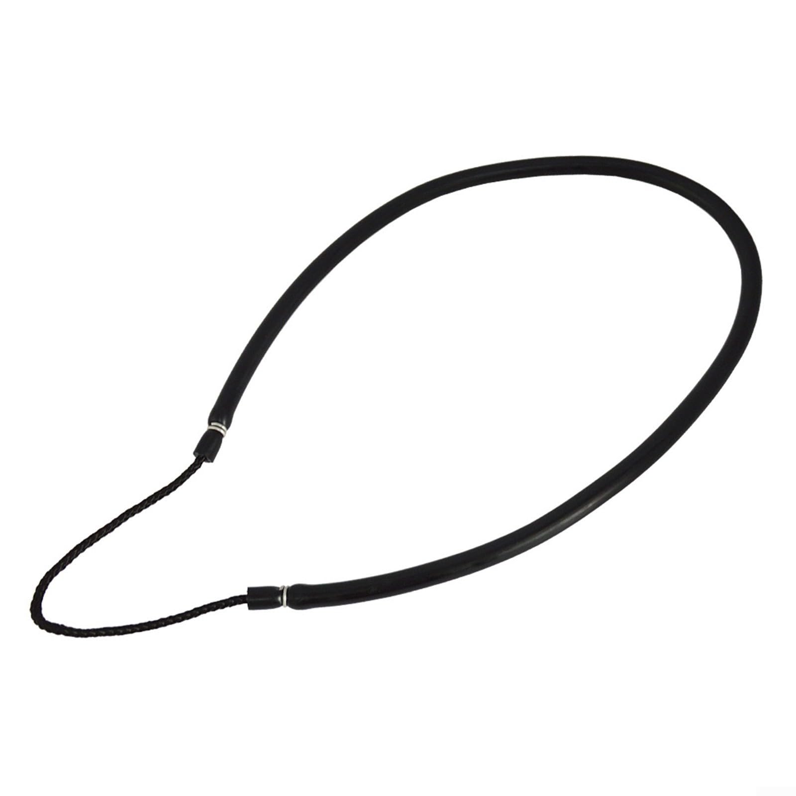 Tubo elástico de pesca de látex natural para pesca en el mar y pesca de hielo - Eslinga de arpón de goma de 74 cm con alta resistencia, banda elástica de látex antienvejecimiento (negro)