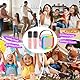 Gontence Karaoke Maschine Kinder - Rosa Karaoke Mikrofone als Geschenke Für Mädchen - Bluetooth Karaoke Mikrofon Kinder - Mikrofon für Mädchen 3-12 Jahre - Mädchen Spielzeug ab 3-15 Jahre