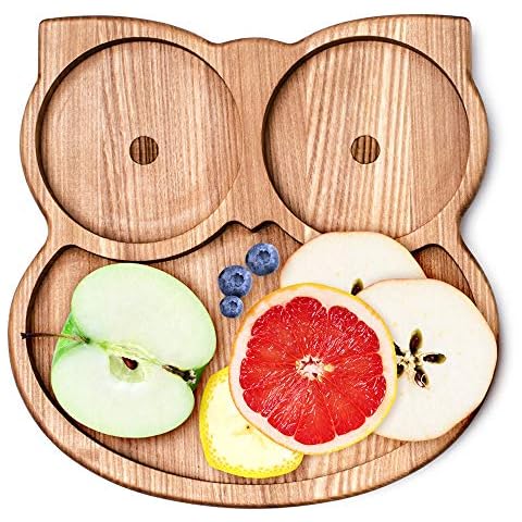 Lelekka Baby Wooden Toddler Plate Natural Product, Made in Europe Cover