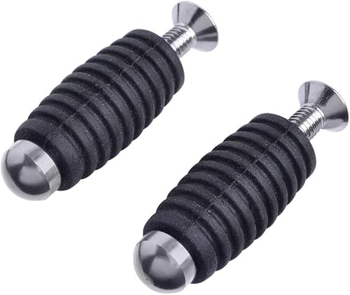 Miniatura 6 de Reposapiés 6MM CNC aluminio motocicleta pie clavijas reposapiés reposapiés reposapiés clavijas palanca de freno de cambio para Yam & aha MT07 MT09