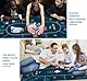 LaiEr Poker Matte Große Größe Tabelle Matte Texas Hold’em Poker Gummimatte Poker Topper für Tische Folding Super Portable Poker Tisch Blackjack Top Layout Mehrere Größe Auswahl(180 * 90 * 0.2cm,Blue)