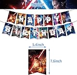 XIAOMA Star Wars Birthday Party Supplies,Star Wars Decorations include Cake Topper,Cupcake Toppers, Banner,balloons (xiaoma01) - Image 2