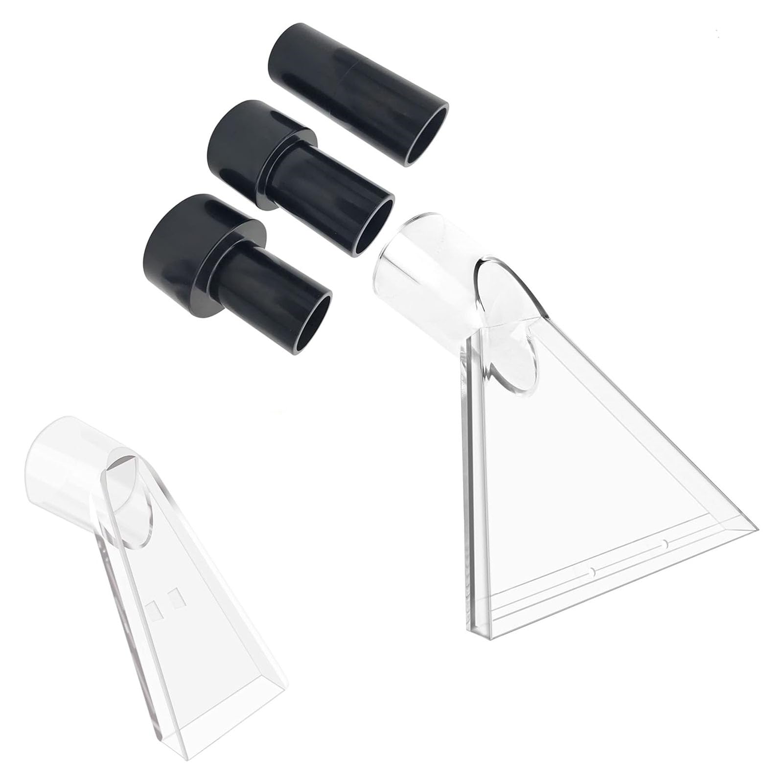 fexxkg Portable Wet Dry Vacuum Accessory Set Vacuum Extractor Head for Carpet Upholstery Detailing Construction