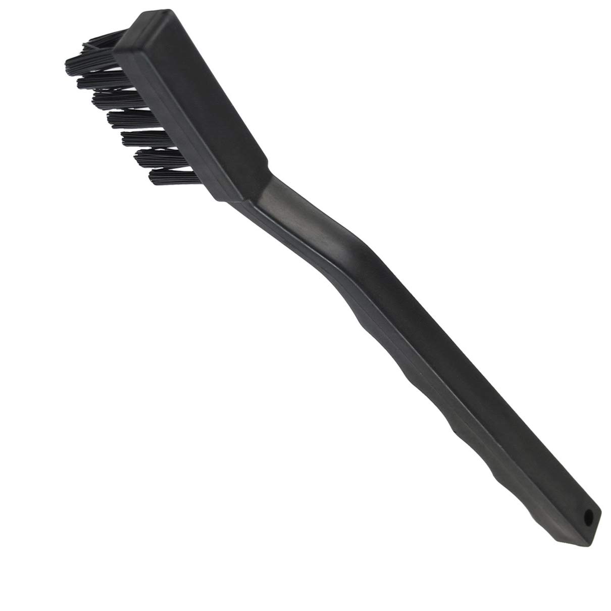 Aexit Black Plastic Tool Sets Grip 3 Rows Bristles Anti Static ESD Brush PCB -Free Tool Sets Cleaner 6.9