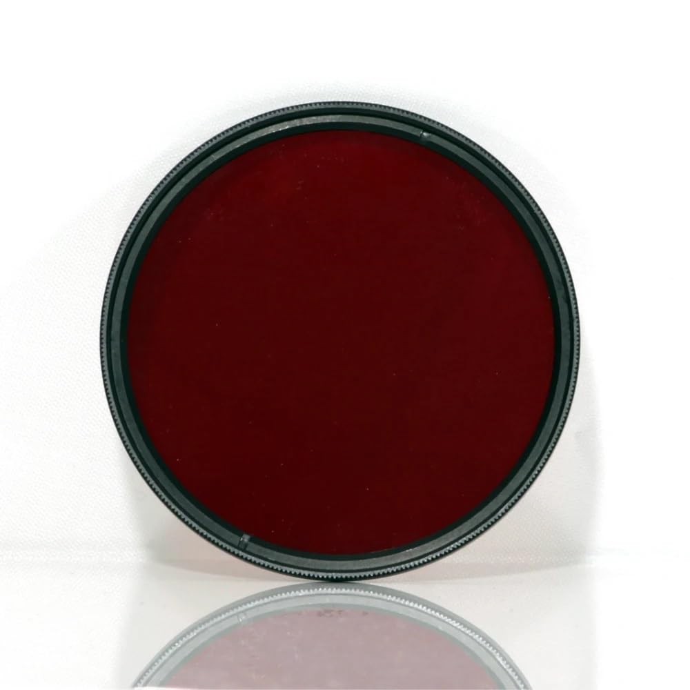 Filtro de Grado óptico infrarrojo de Lente de cámara infrarroja IR65 650nm de 39mm-82mm (Size : 39mm)