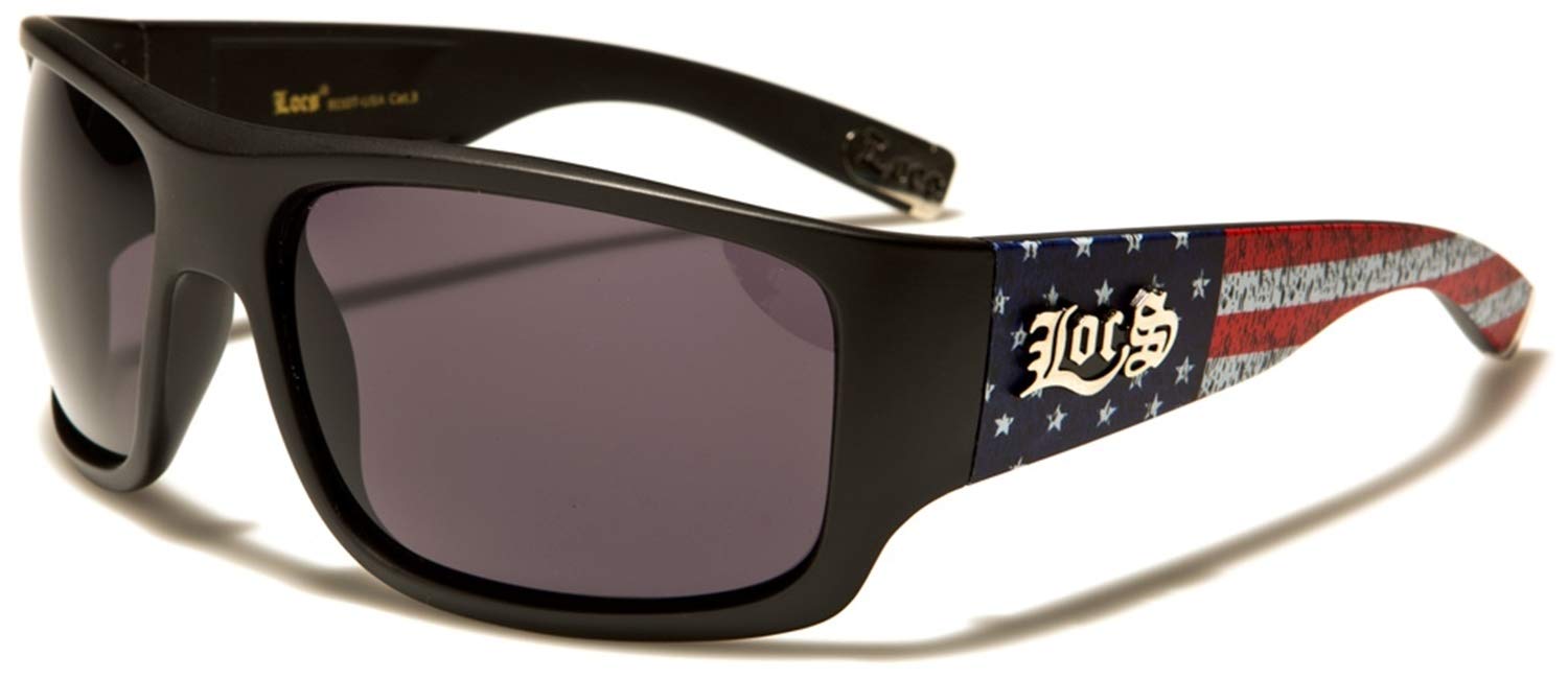 LocsMens USA Flag Sunglasses