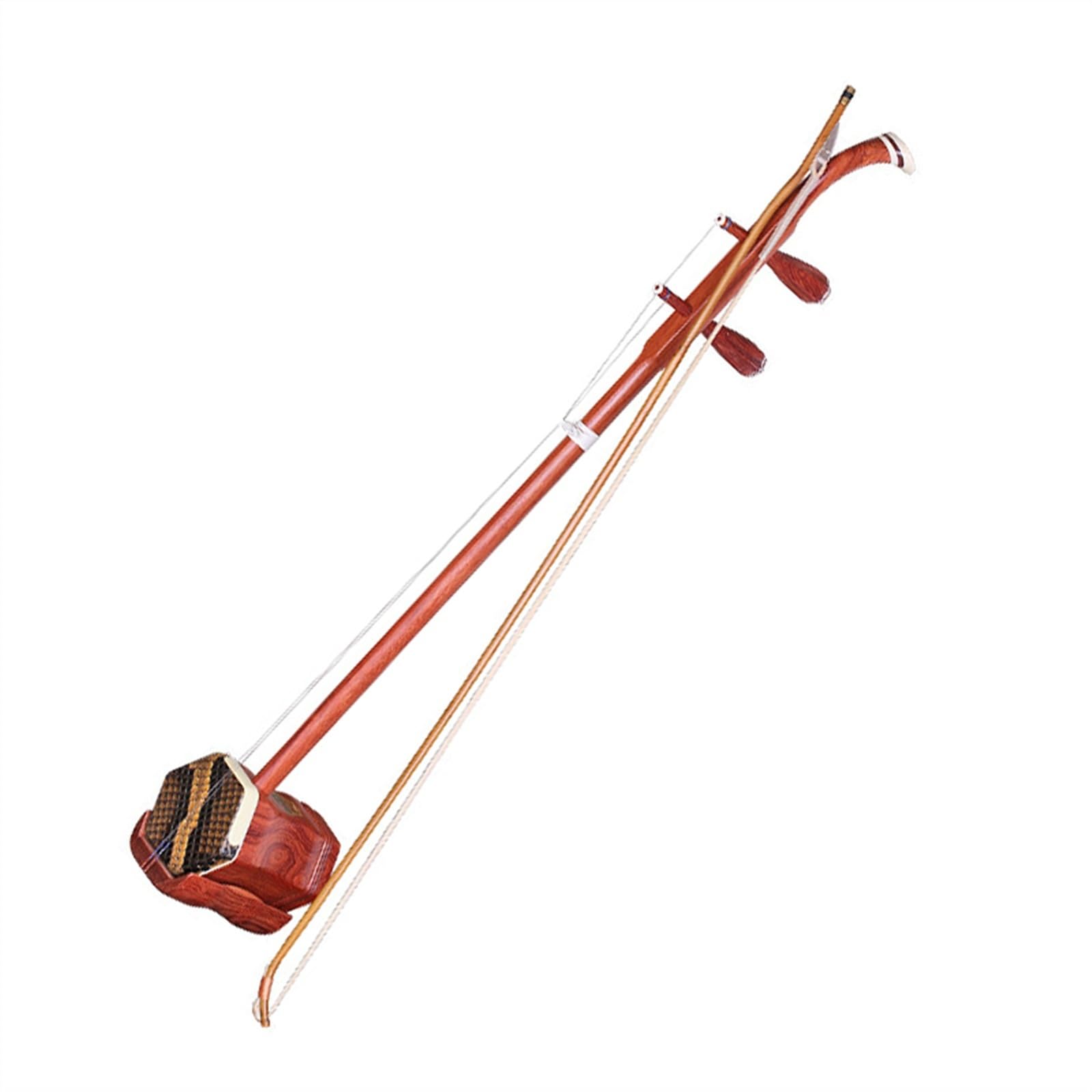 Chinois Erhu Instrument Erhu Professionnel Hexagonal En Bois De Rose, Avec Étui Et Ensemble Complet D'accessoires