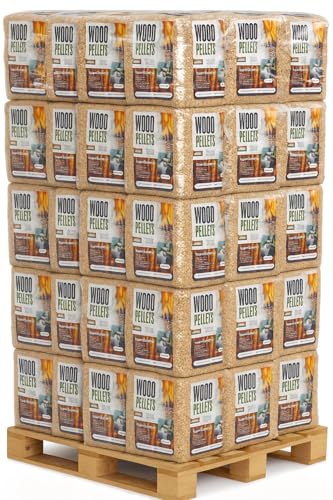 Imperium Fuels - Imperium Fuels Premium Wood Pellets 6.3mm – Beech & Pine Blend, High Heat, Low Ash Biomass Fuel for Pellet Boilers, Multi-Fuel Stoves & Fireplaces – 30kg (2 x 15kg Bags)