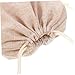 NIYANGLE Hair Dryer Storage Bag Dustproof Drawstring Case for Travel Hotels and Guesthouses Durable Faux Linen Fits All Standard Hair Dryers