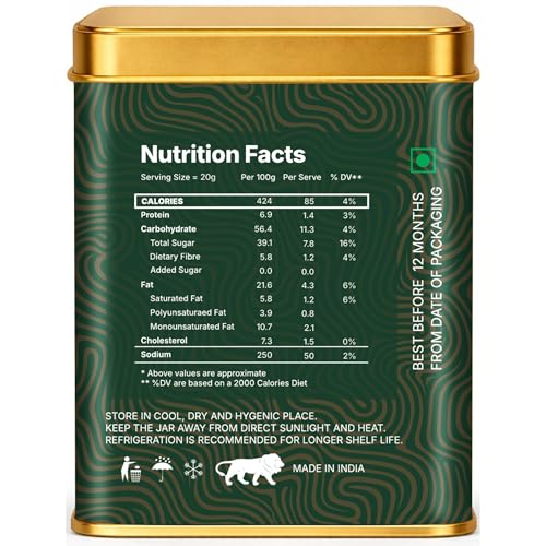 Image of LILA DRY FRUITS Dry Fruit Bites 200 gms Elaichi Cashew Dry Fruits Barfi | Dates, Cashews, Cranberries, Desi Ghee & Cardamom | Soft Energy Bites | Natural Sweet Snack for Daily Munching Perfect for Gifting
