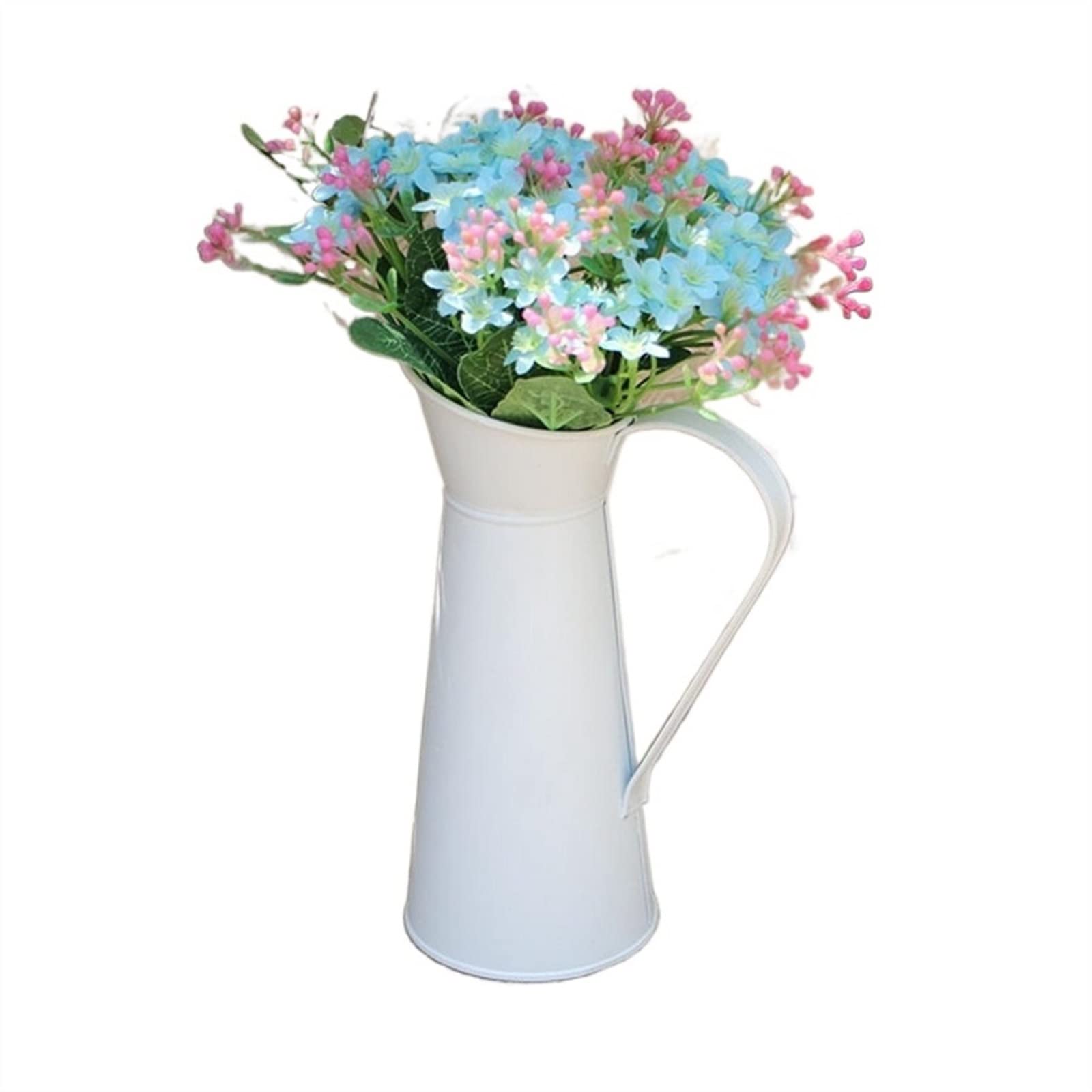Vase à fleurs vintage style cafetière ancienne, cadeau idéal pour décoration de maison