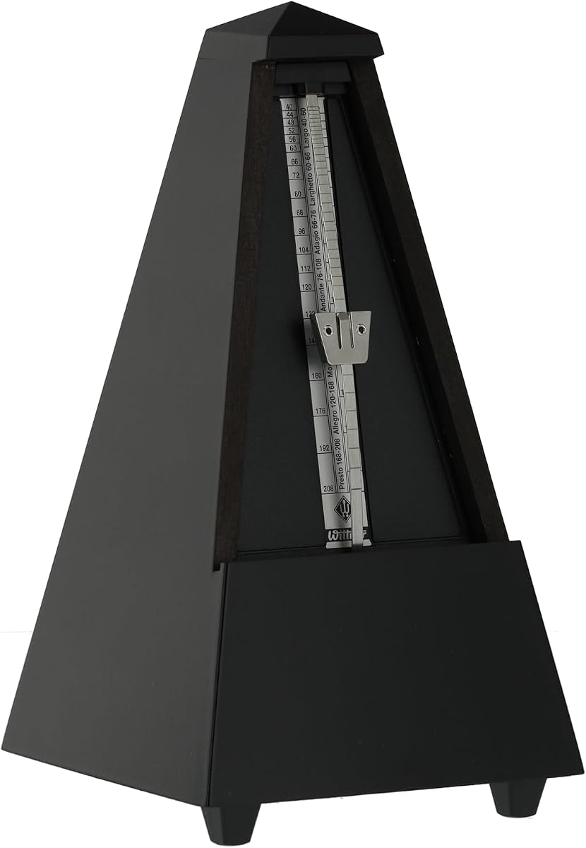 816M Metronome System Maelzel with Bell, Black, Mat Silk