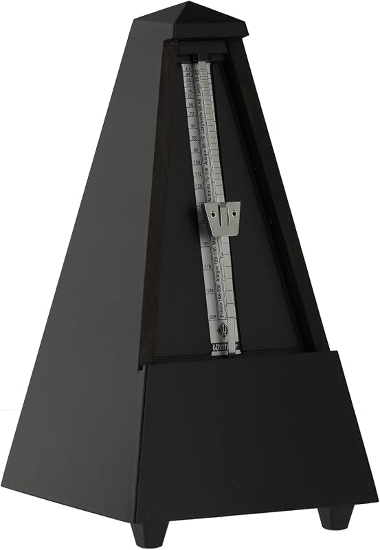 816M Metronome System Maelzel with Bell, Black, Mat Silk