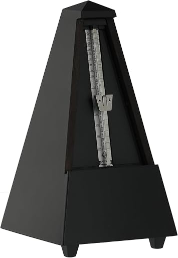 WITTNER 816M Metronome System Maelzel with Bell, Black, Mat Silk