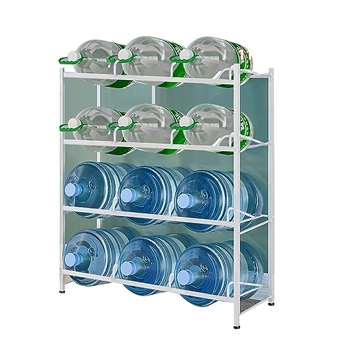 Étagère de rangement pour seau et support distributeur eau empilable