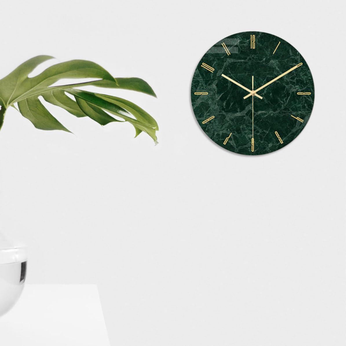 Luxshiny Reloj de Pared Creativo Redondo Cc003 de Acrílico Silencioso