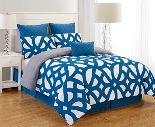 Edredón Duck Uxbridge índigo-gris ideal para crear un dormitorio moderno y relajante 3