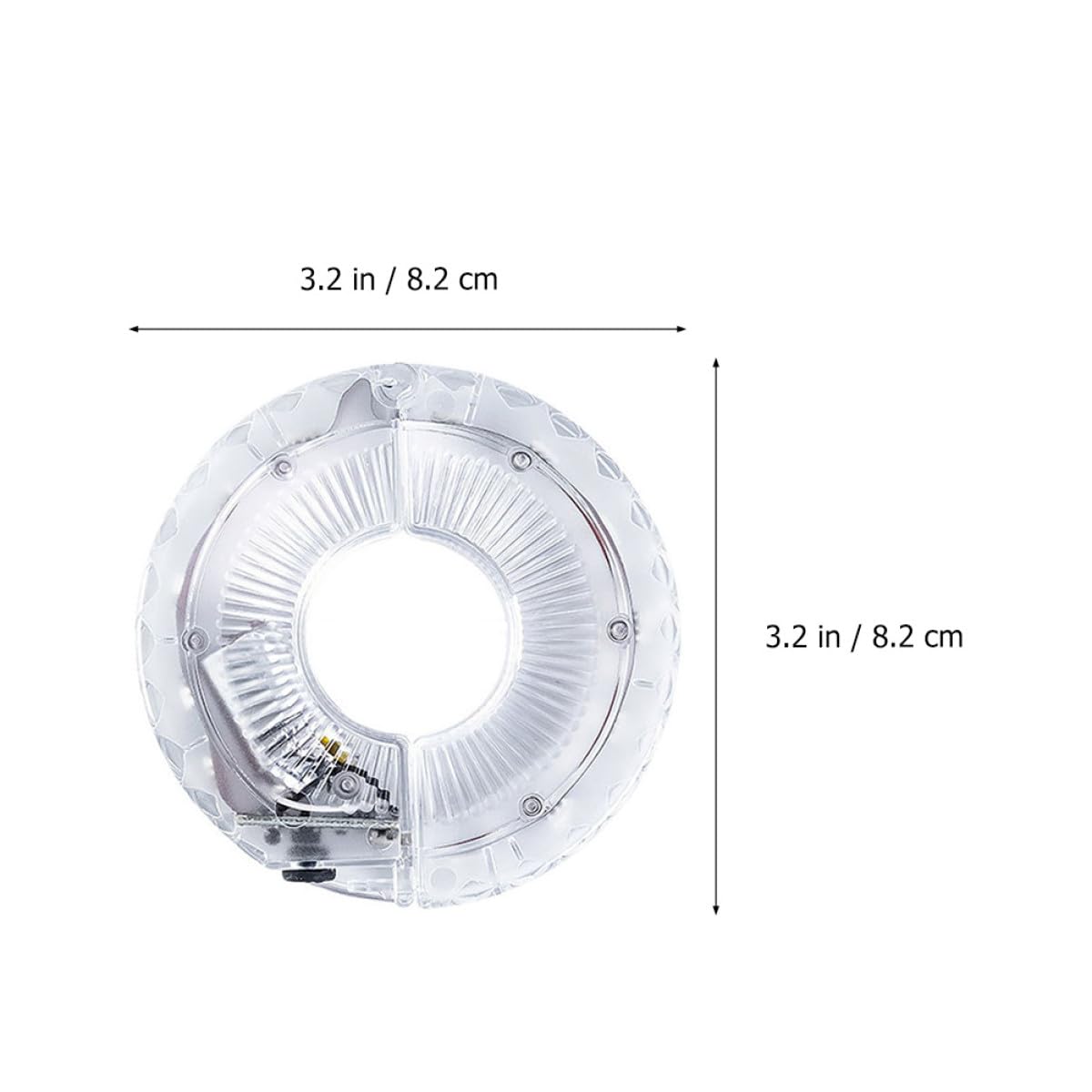 BESPORTBLE 3 Pezzi Accessorio per Bici Luce A LED per Raggi per La Sicurezza in Bicicletta di Notte 7 modalità Ricaricabile