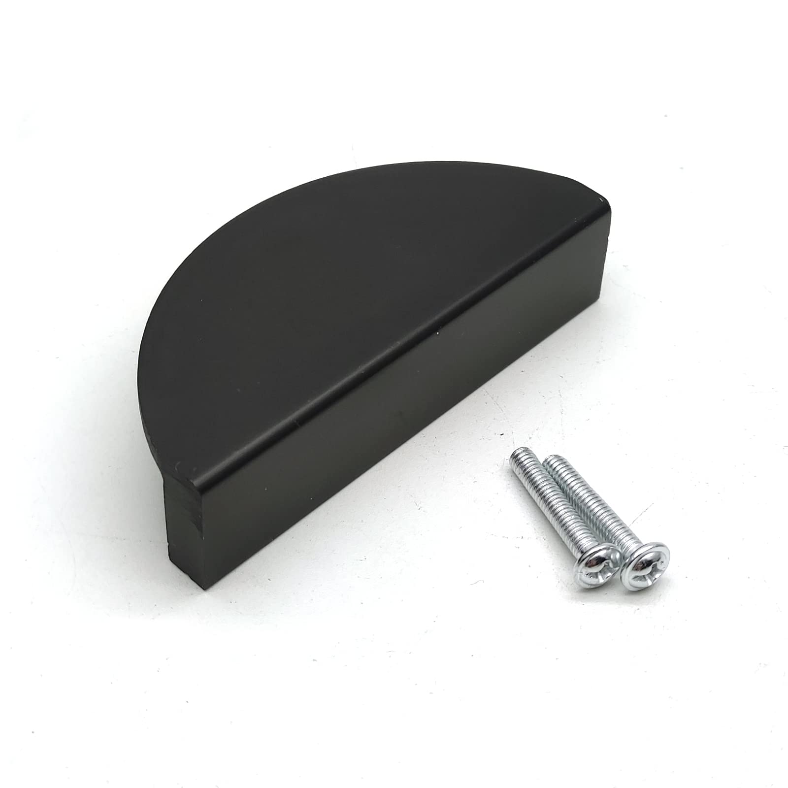 Buy Autuwintor Black Handles, Half Moon Drawer Handles 2.52