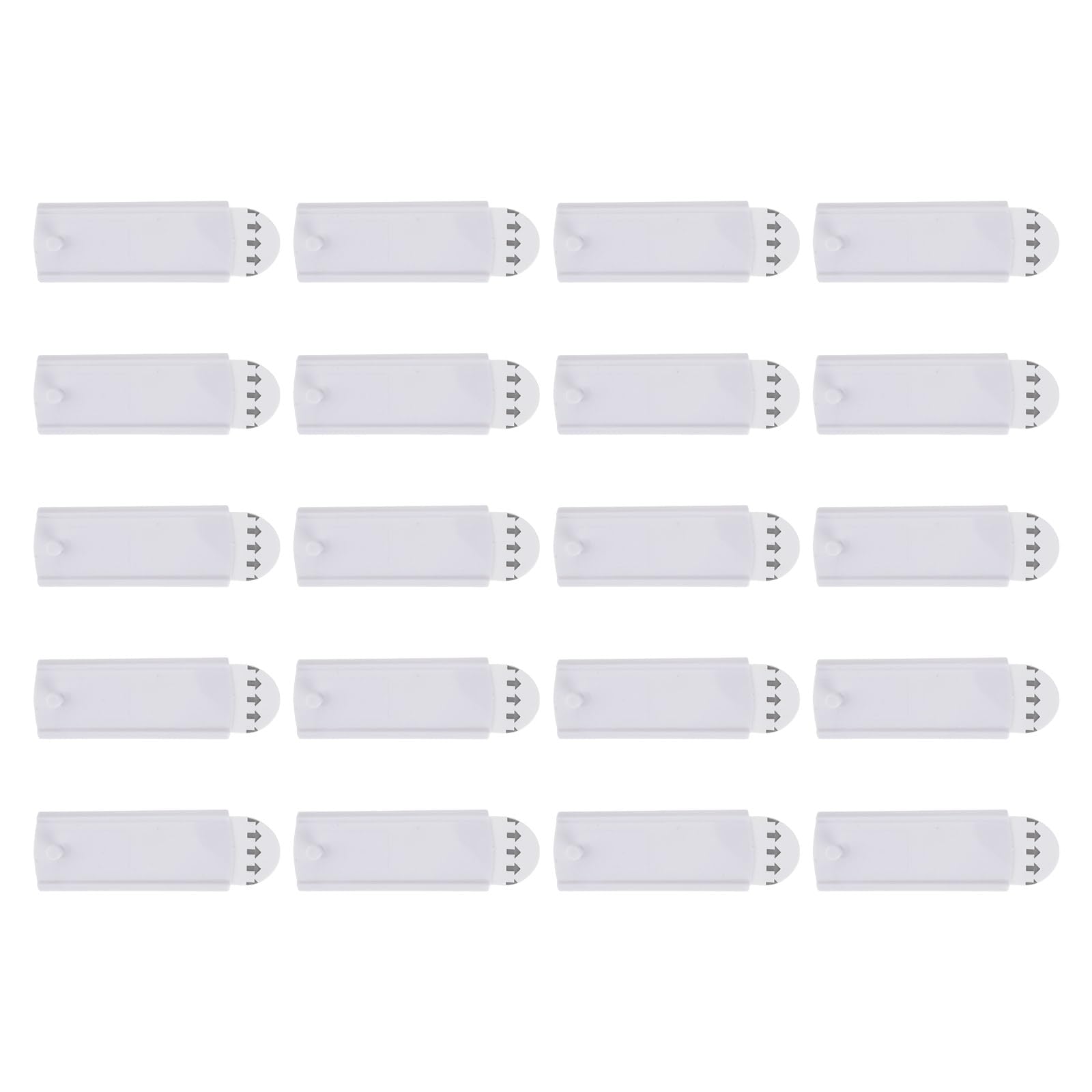 20Pcs Trackless Auto Stick Picture Hooks Strong Adhesive Hangers for Home Decors Posters Without Tools Required Removable Adhesive Hooks