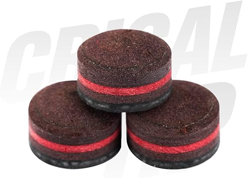 Miniatura 8 de CRICAL Puntas para taco de billar de 5 capas (dureza suavemediadura) Puntas para taco de billar (tamaño 11 mm 11.5 mm 12 mm 13 mm) Accesorios para