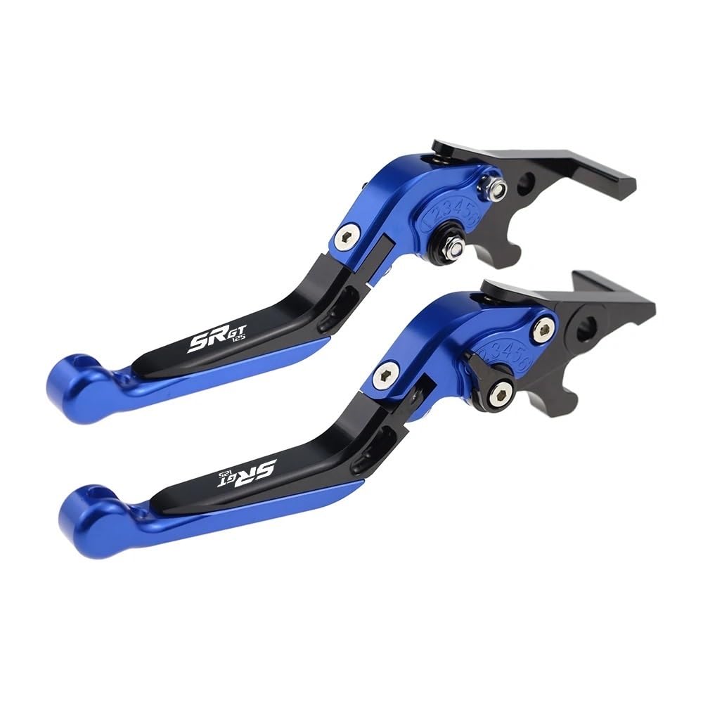 Beqlxta Color E Brake Clutch Adjustable Lever​ For Sr Gt125 2022 Clutch Levers For Gt 125 2021-2023 Folding Extendable Brake Handles Street Grips Handle And Ends Handlebar Grip(Color E)