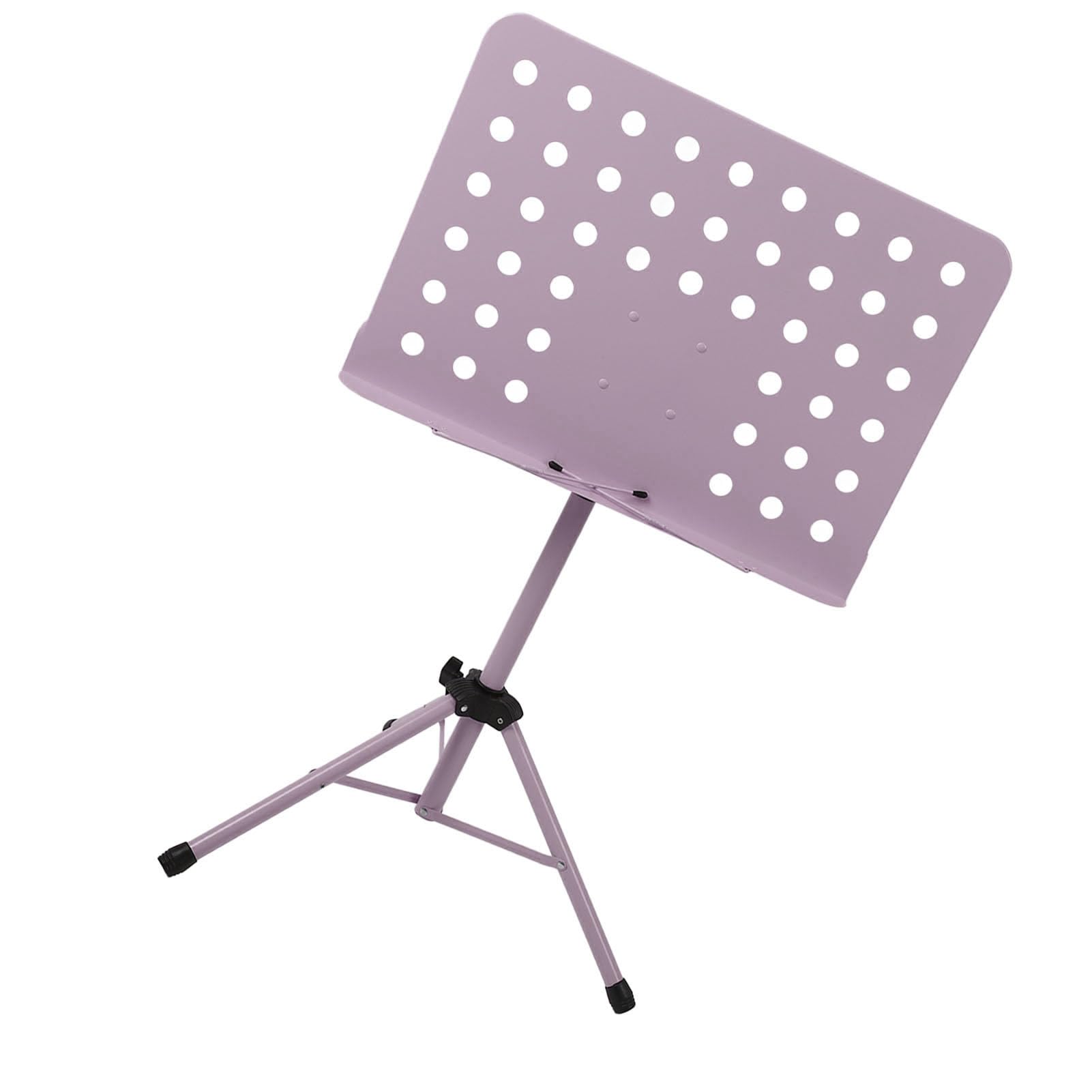 Atril para Partituras, Estructura Estable Portátil, Atril Profesional para Libros de Música, Diseño Plegable Multifuncional para Músicos (Púrpura)