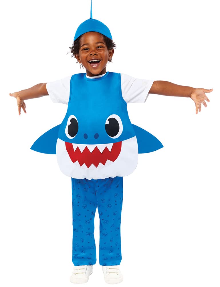 Amscan - Kinderkostüm Daddy Shark, Hai, Baby Shark, Karneval, Fasching, Mottoparty
