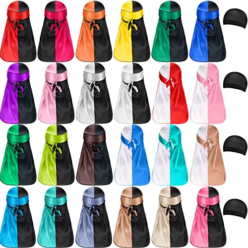 Durag en satin à longue bande pour vagues parfaites et maintien nocturne optimal