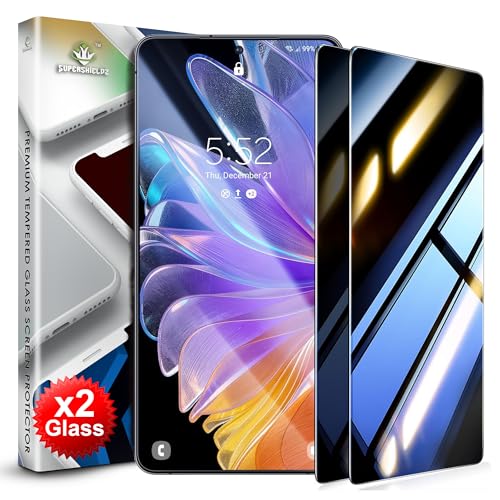 Image of Supershieldz NeoGuard Privacy Tempered Glass Screen Protector Guard for Samsung Galaxy S26 Plus / S25 Edge - 2 Pack