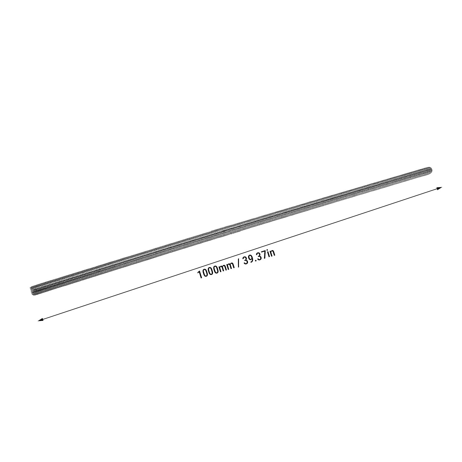 Tige de Goujon Entièrement Filetée M20 X 1 M, Acier Inoxydable