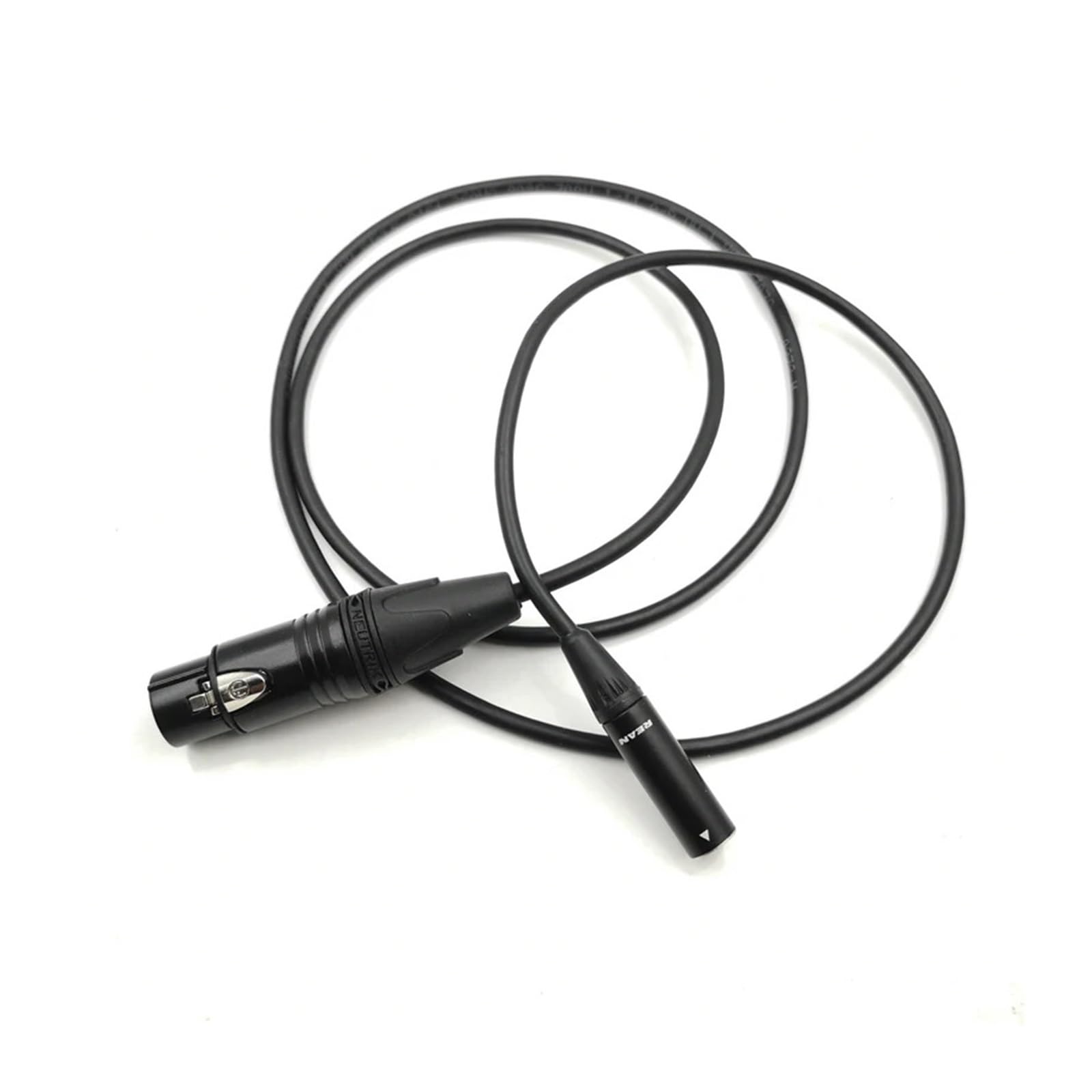 M~NI XLR de 3 pines macho a hembra for cable línea audio for cámara Blac~magic Pocket Cinema 4k(Length-180cm)