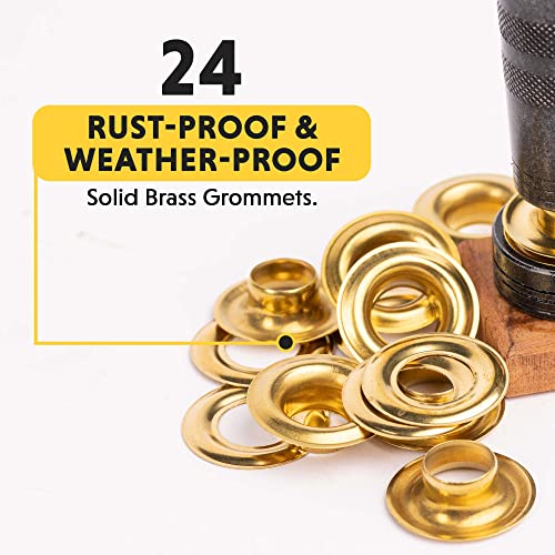 General Tools 71262 Grommet Kit With 24 Rustproof Solid Brass Grommets thumb #2