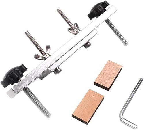 ギター弦楽器製作者ツールカエデギターブリッジクランプ 1 セットギター器具クリップギターブリッジ修理交換工具、木材、合金