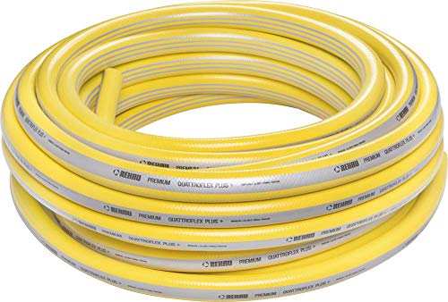 REHAU Gartenschlauch QUATTROFLEX Plus+ ökologisch unbedenklich, extrem druckfest, gelb, 13mm (1/2) 50m