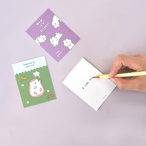 Miniatura 5 de Monolike Tarjeta Día a día, Story town afternoon Ver.2 - Mezcla 36 Mini Postales, 36 sobres, 36 pegatinas Paquete