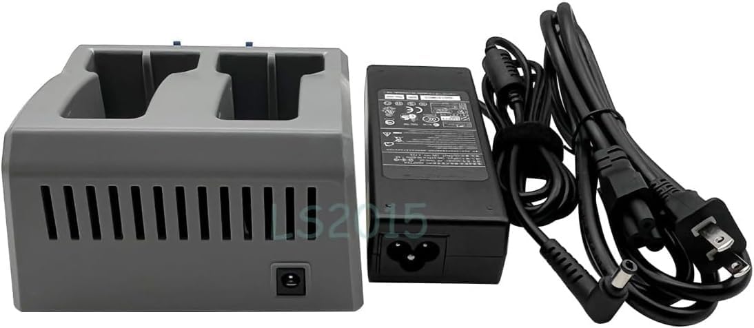 Dual Slot Battery Charger for Trimble GPS S8 S6 R10 R6 R8 R7 Battery, 19V/3.43A Input, 12.6V/8.4V 2A/1.8A Output