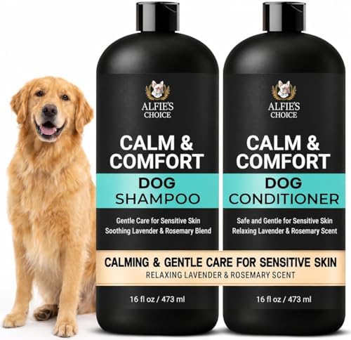 Calm & Comfort Dog Shampoo & Conditioner with Rosemary & Vitamin E 16 fl oz