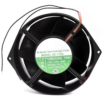 for Bi-Sonic All-Metal Fan 5E-115B 17055 115V 48/46W 2-Wire axial Flow Fan