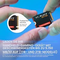 WD_Black WDBDNH0010BBK-WRSN SN770M M.2 2230 NVMe SSD für Handheld-Spielgeräte, Geschwindigkeiten bis zu 5.150 MB/s, TLC 3D NAND, ideal für Steam Deck und Microsoft Surface – Ansicht 6