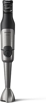 Philips Series 5000 Hand Blender - Includes Measuring Cup, 1200W Power, ProMix Technology, LED Speed Indicator, Effortless Control, Compact Design, Easy Cleaning