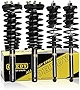 OREDY - Set of 4 Front & Rear Struts with Coil Spring Replacement for 1998 - 2002 Honda Accord 1999 - 2003 Acura TL CL - 171299 171691L 171691R
