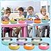 Nuogo 6 Pcs 304 Stainless Steel Baby Bowls with Removable Silicone Shell Toddler Bowls Kids Anti Scald Snack Container for Food Feeding, Dishwasher Safe (Fresh Color)