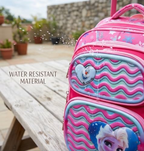 Image of ADSON 3D Embossed School Trolley Bag Large School Bag for Boy Girl, Kids School Bag, Travel Backpack for Girl Boy, Ideal for Children Trolley 16 Inch Water Resistant