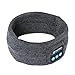 Wireless Bluetooth Headband, Pococina Sleep Music Headphones for Running Yoga Sport Birthday Gift, Built in Mic (Grey)