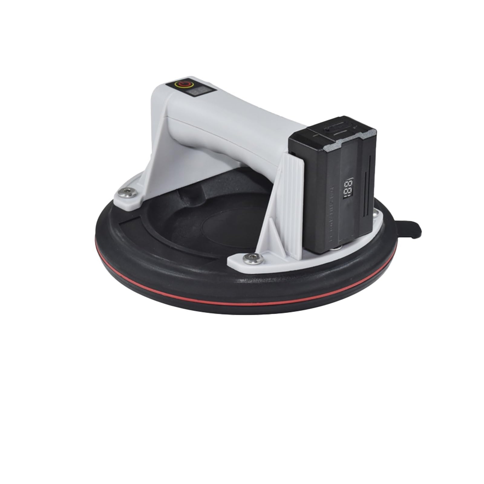 Glass Suction Cups, 8 Inch Electric Vacuum Suction Cup Lifter 200KG Load Capacity Heavy-Duty Hand-Held s Lifter Moving Lar Granite Tile Tools(2 Battery)