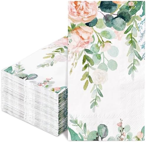 AnyDesign 80Pcs Floral...