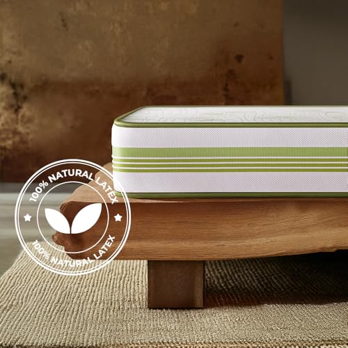 Image of Duroflex LiveIn 100% Latex - Natural Pincore Latex Mattress, Eco-Friendly, Naturally Cool, Medium Firm, 10 Years Warranty, 6 Inch King Size Bed Mattress (72x72x6 Inch)