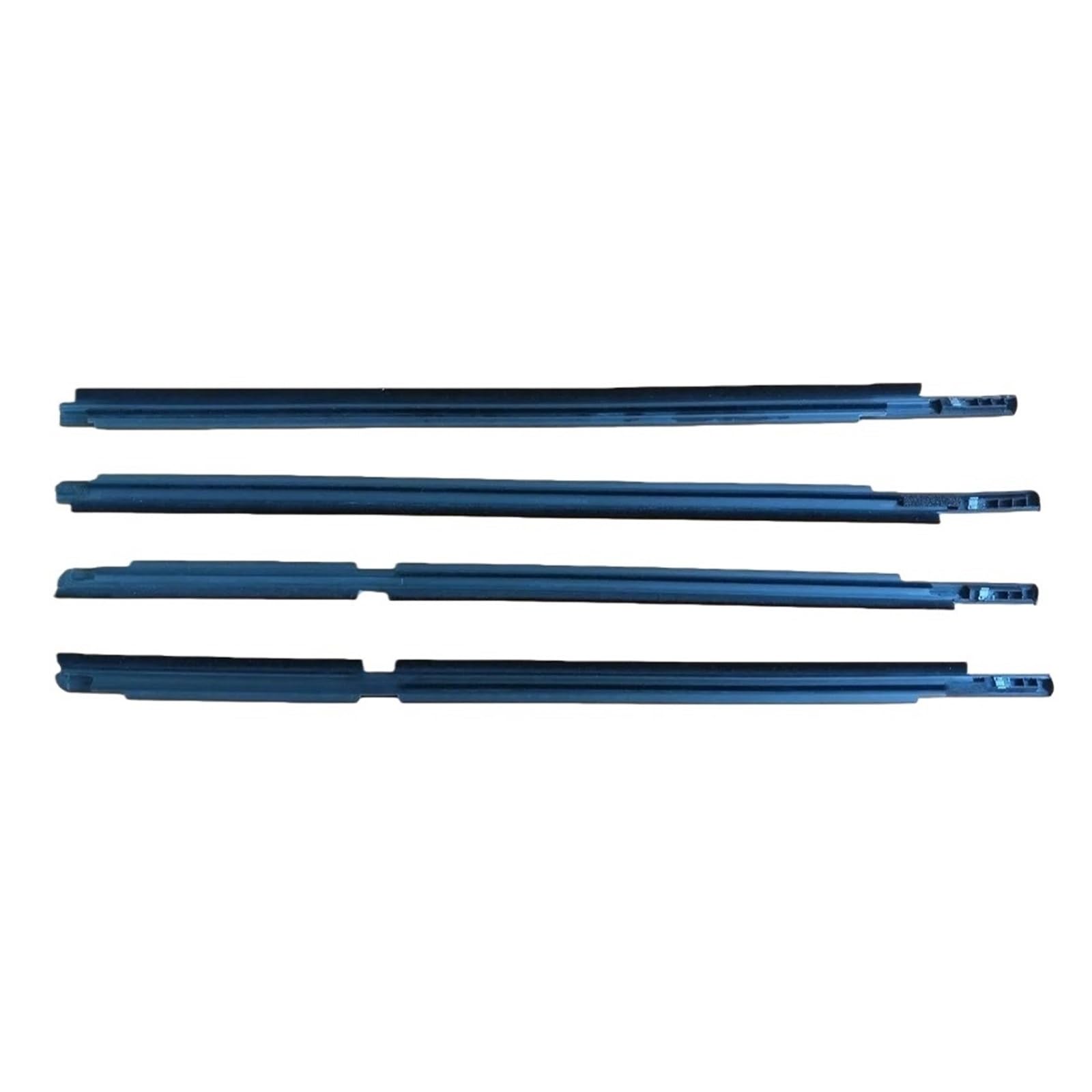 Watjcse One Color 4Pcs Car Weatherstrip Window Moulding Trim Seal Belt Compatible With Toyota Vitz 2005-2010 And Yaris 2008-2011