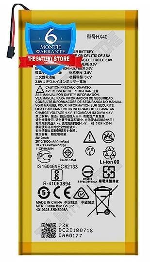 Image of THE BATTERY STORE Original HX40 Battery for Motorola X4 XT1900-1 XT1900-2 XT1900-3 XT1900-4 XT1900-5 /6 Battery with 6 Month Warranty**** (V173)